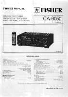 Fisher CA-9050 - Service Manual 